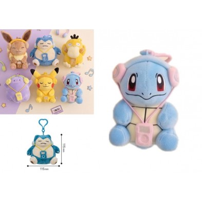 pokemon headset keyring 毛公仔 車厘龜\